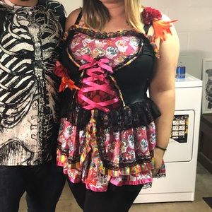 Sugar skull Halloween costume!